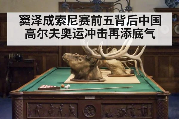 窦泽成索尼赛前五背后中国高尔夫奥运冲击再添底气